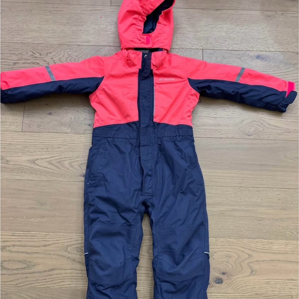 Columbia Red and Blue Snowsuit